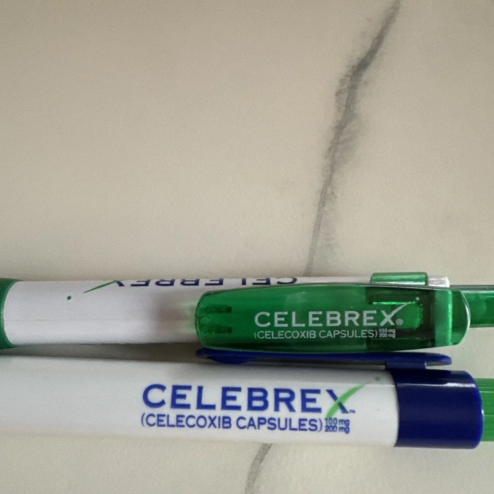 Lot of 2 CELEBREX‎ Pharmaceutical Drug Rep Promotional Retractable Ballpoint Pen